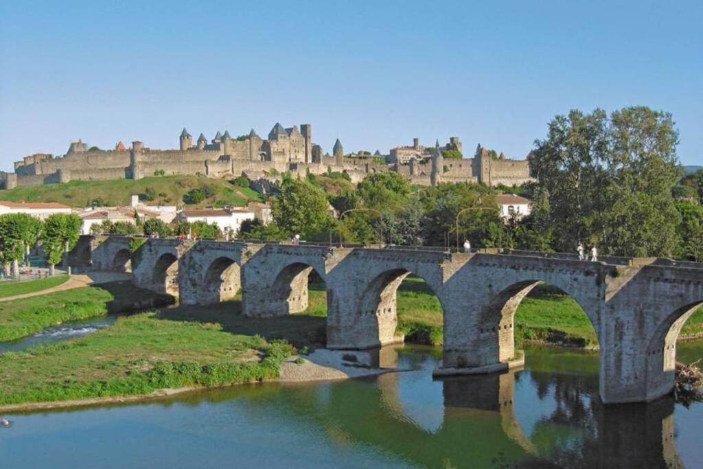 Grand T3 à coté Musée, Place Carnot, Centre Ville Carcassonne Exterior foto